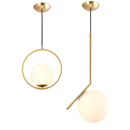 Decorbites™ Glas-Kugelleuchte Eisenleuchte Kronleuchter
