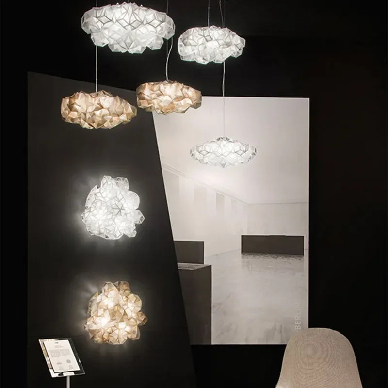 Decorbites™ Wolken Weißgold Anhängerleuchte