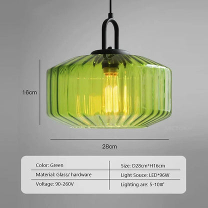 Decorbites™ Glas-LED-Hängeleuchter Bunte Kücheninsel-Leuchte