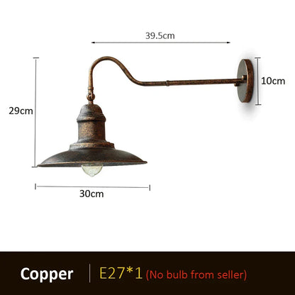 Decorbites™ Industrielle Außenwandlampe für Veranda Gartenscheinwerfer Treppen Schlafzimmerbeleuchtung