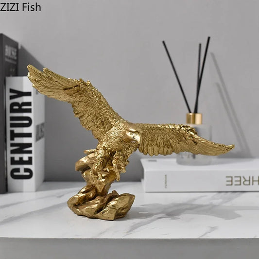 Decorbites™ Fliegender Adler Harz-Tischdekoration - Kreative Skulptur für die Raumästhetik