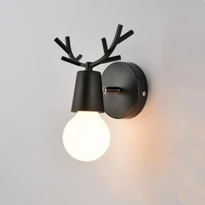 Decorbites™ LED-Wandleuchte mit Hirschkopf, moderne minimalistische Schlafzimmerbeleuchtung in 7 Farben