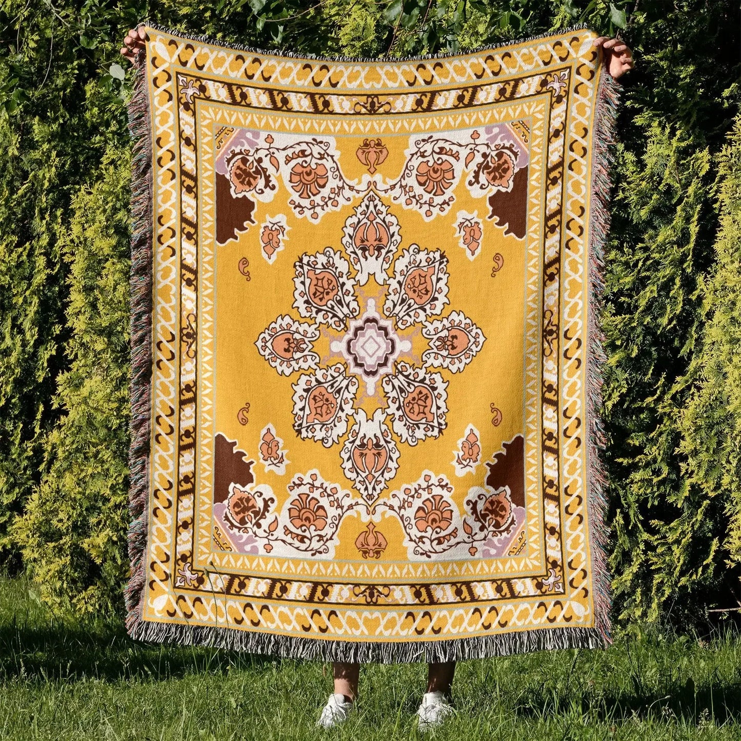 Decorbites™ Gemütliche Nordische Campingdecke und Sofabezug – Boho Outdoor-Linedecke für Heim- und Hoteldekoration