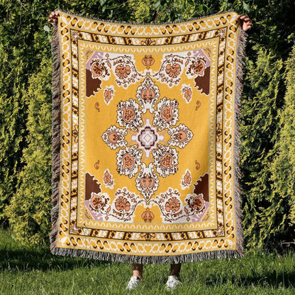 Decorbites™ Gemütliche Nordische Campingdecke und Sofabezug – Boho Outdoor-Linedecke für Heim- und Hoteldekoration