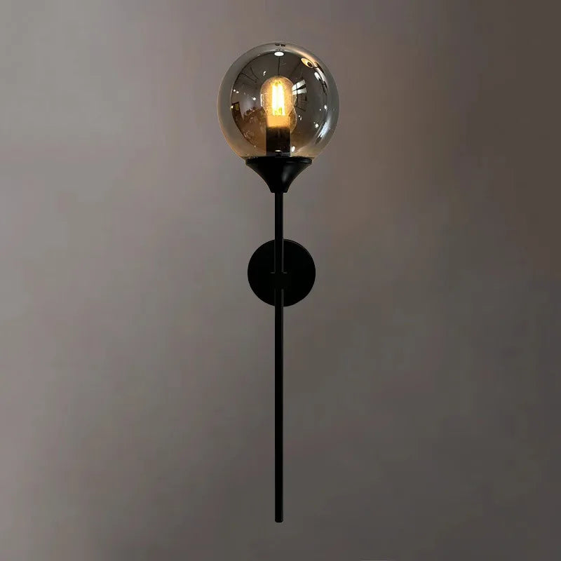 Gold Glass Kitchen Lamp