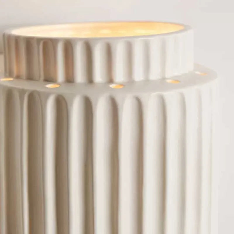 Decorbites™ Cremeweißes Harz-Wandleuchte - LED-Licht für Schlafzimmer, Arbeitszimmer und Wohnzimmer