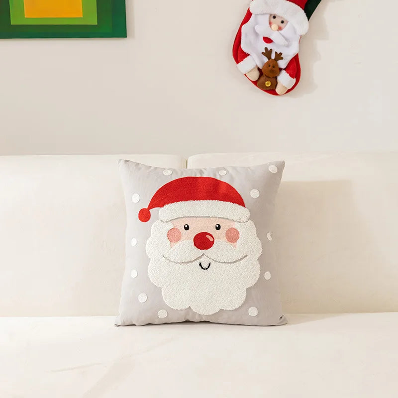Decorbites™ gestickte Weihnachtskissenbezüge für festliche Dekoration