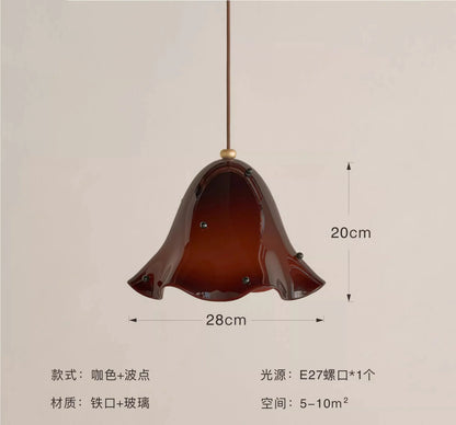 Decorbites™ Glas-Hängeleuchten LED E27 Warmes Ambiente Modern Bunte Pendellampe