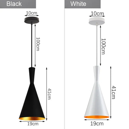 Decorbites™ Industrielle Loft-Hängeleuchte Pendellampe LED Edison Vintage Hängelampe