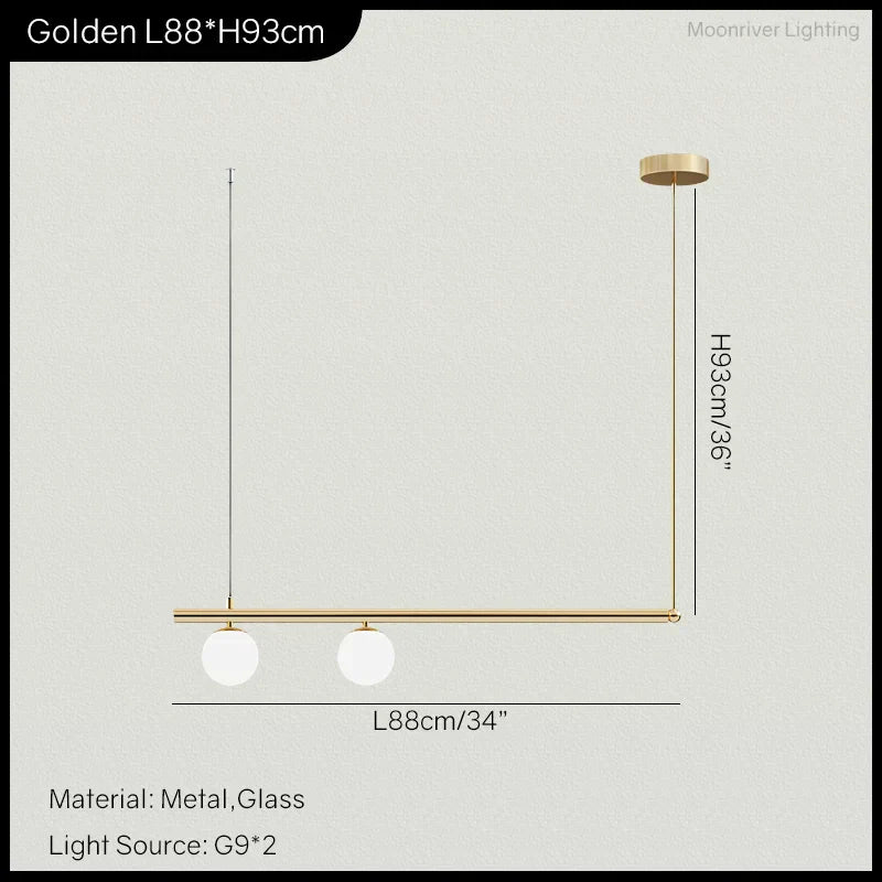 Minimalist Linear Pendant Light