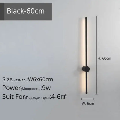 DecorBites™ LED Strip Wall Lamp for Creative Staircase Aisle Background Wall Lights