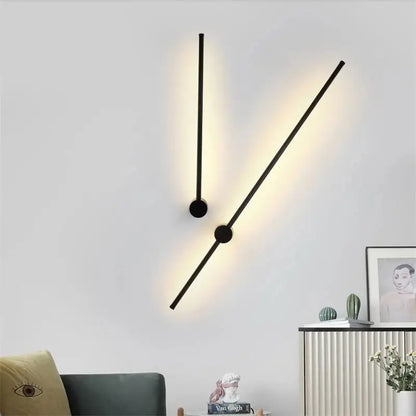 DecorBites™ Creative Staircase Wall Lights: LED Strip Wall Lamp for Living Room