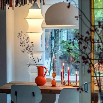 Decorbites™ Sahne-Seide Japanische LED-Stehlampe für modernes Wohnzimmer-Dekor