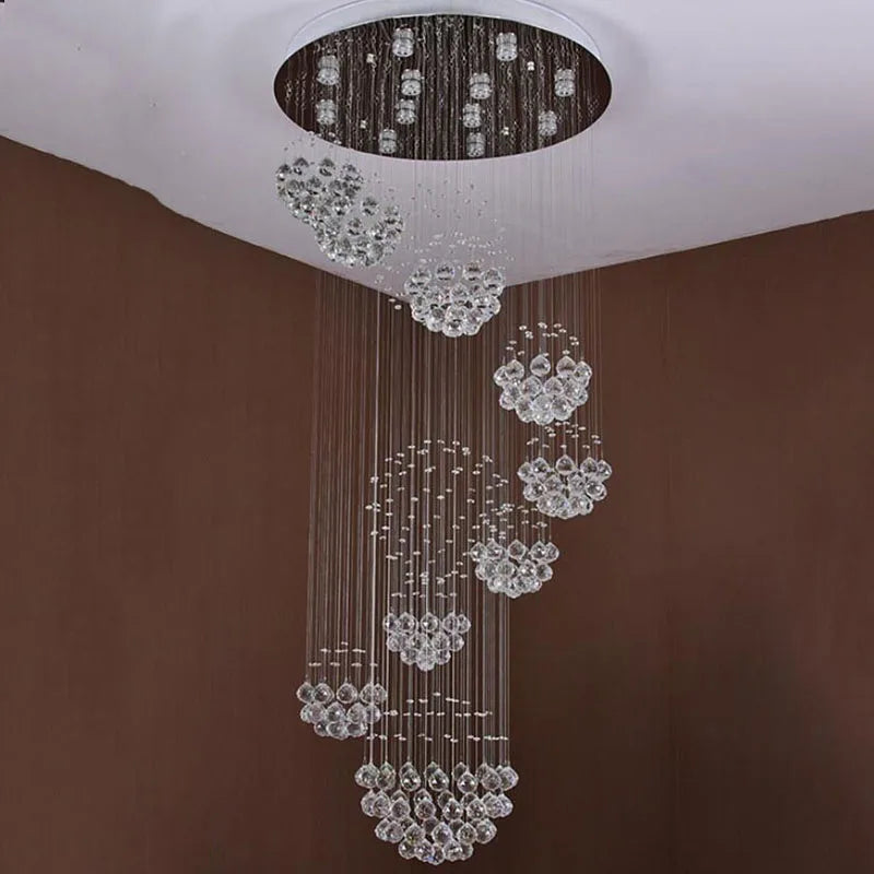 Decorbites™ Kristall-LED-Kronleuchter für große Villendeckenbeleuchtung & elegante Heimdekoration