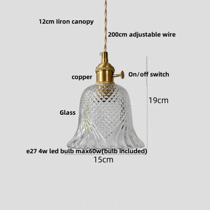 Decorbites™ LED-Hängeleuchte aus klarem Glas: Modernes nordisches Beleuchtungsarmatur für Zuhause
