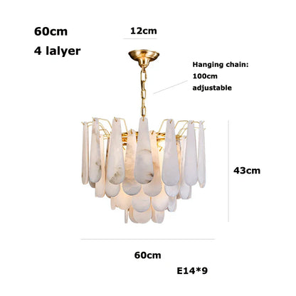 Decorbites™ Art-Deco-Marmor-Heim-Lüster-Beleuchtung dimmbar LED 2025