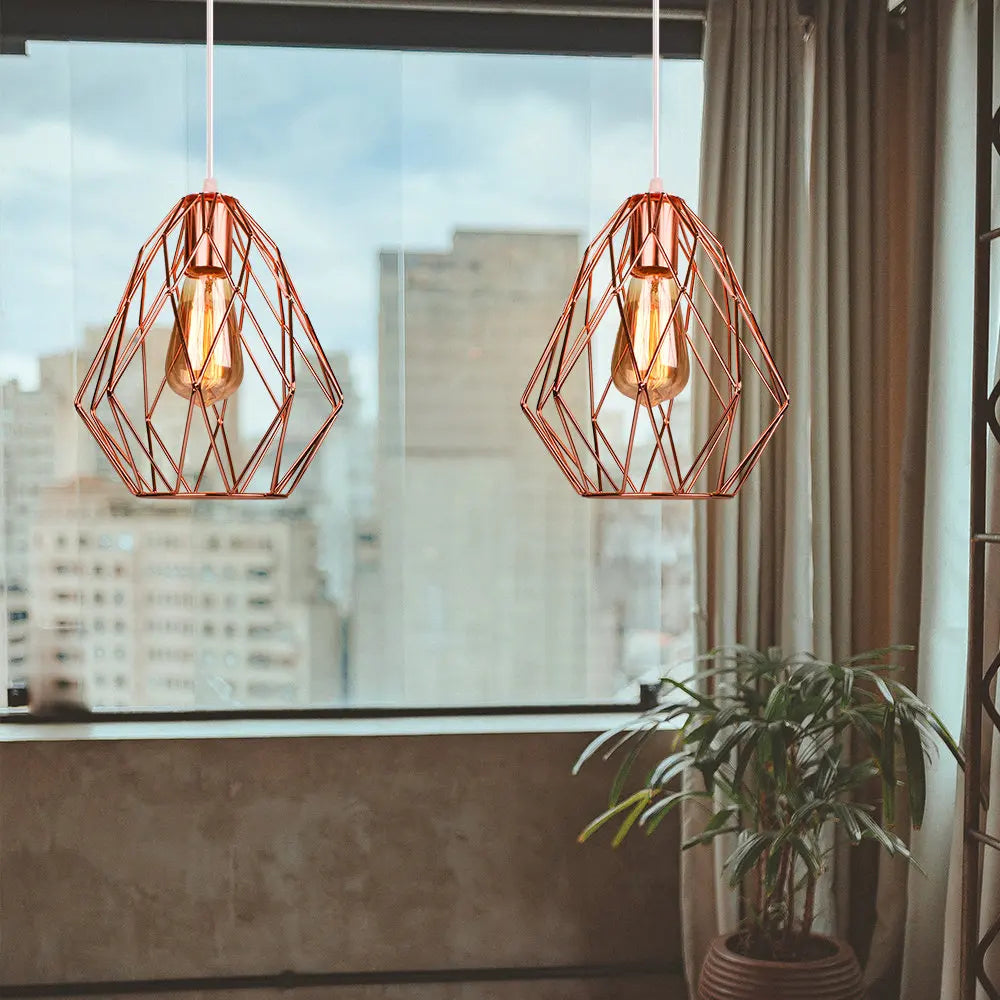 Decorbites™ Industrielles Retro-Loft-LED-Pendantleuchte für Wohnzimmer, Küche und Heim