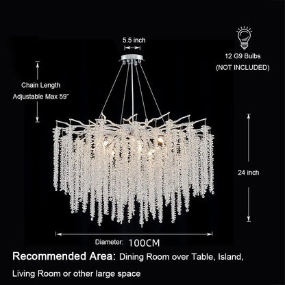 Decorbites™ Kristall-Quasten-Kronleuchter: Elegante Pendelleuchten für das Esszimmer