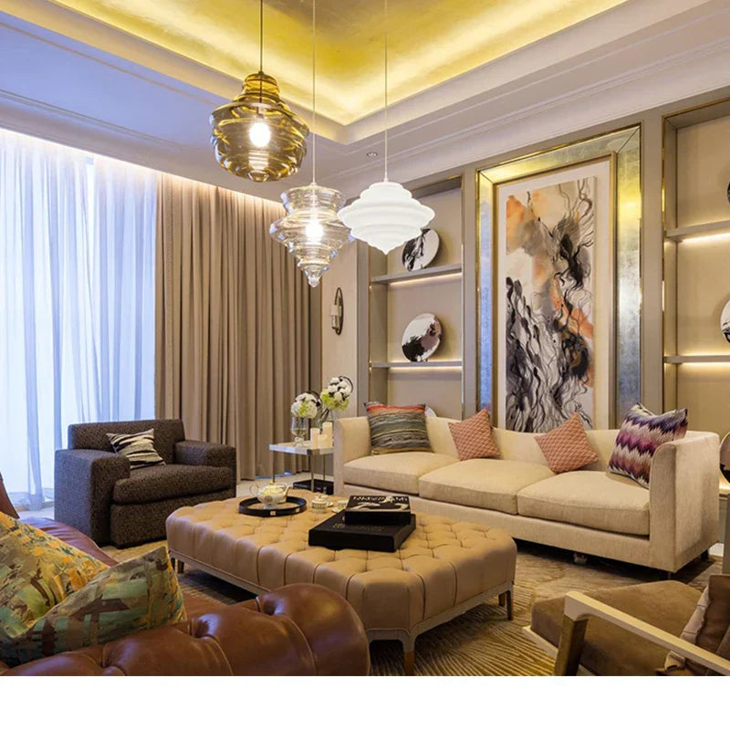 Decorbites™ Glasleuchter: Moderne Kunst Dekorbeleuchtung für Esszimmer & Wohnzimmer
