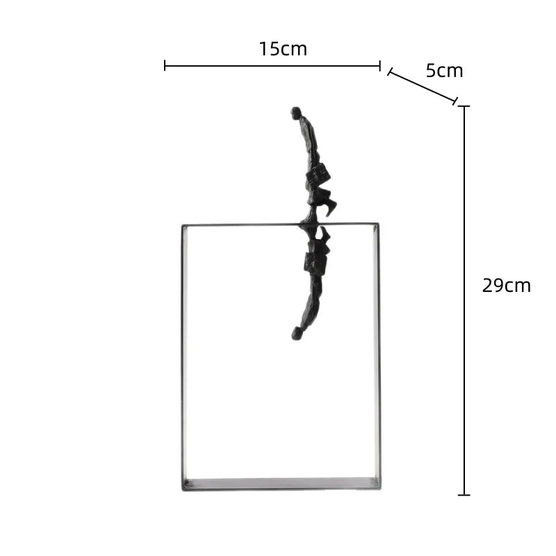 Decorbites™ Abstrakte Harz-Skulptur Begegnungsornament - Wohnungsdekoration Figur