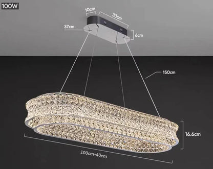 Decorbites™ K9-Kristall-Luxus-Lüster für Restaurant Bar Hotel LED-Lampen