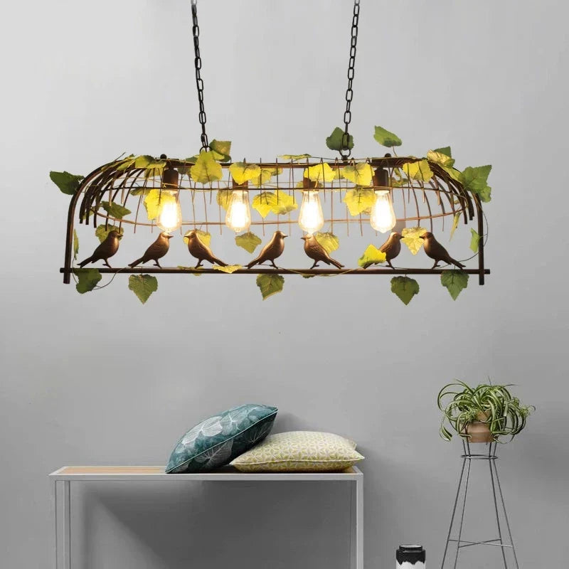 Decorbites™ Vogelkäfig-Hängeleuchten für stilvolle Dekoration - Girlande-Hängeleuchten