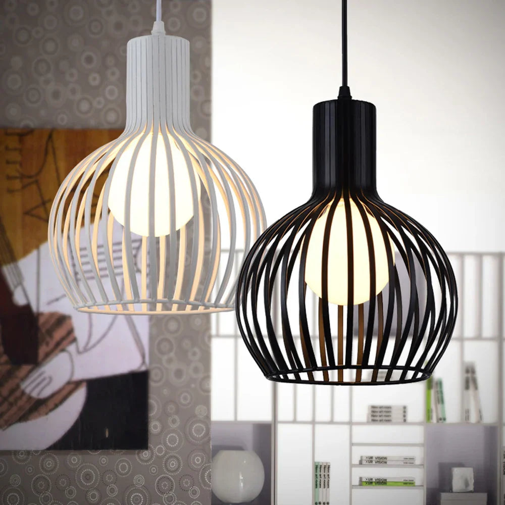 Decorbites™ Industrieller Käfig-LED-Hängeleuchte für moderne Vintage-Kronleuchter im Wohnzimmer