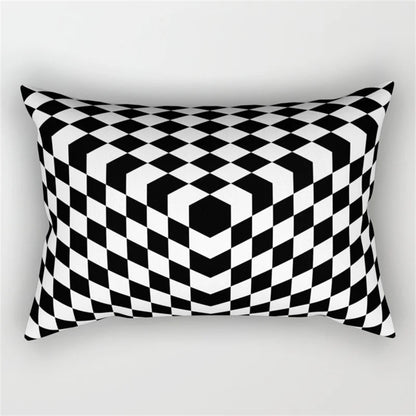 Decorbites™ Geometrisches Wellenlinien-Taljen-Kissenbezug-Set