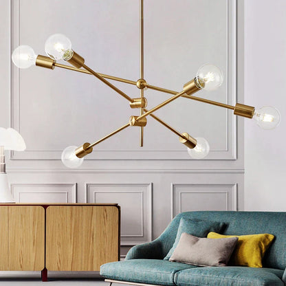 Decorbites™ Glas-Kugle-Globus-LED-Pendelleuchte - Nordisch Moderne Eisenstange Hängelampe