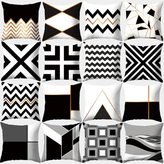 Decorbites™ Geometrische Streifen Bezug 45x45cm Polyester Kissenbezug für das Wohnzimmer