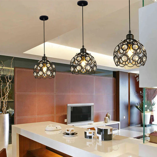 Decorbites™ Crystal K9 Anhängerlampe: Moderne industrielle Beleuchtung für Schlafzimmer und Küche