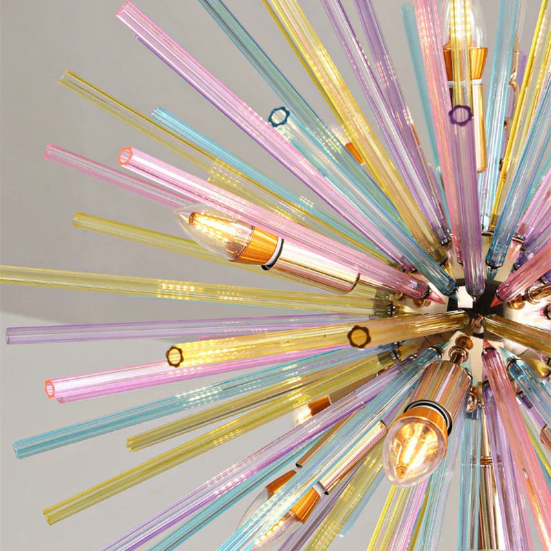 Decorbites™ Dandelion-Lüster: Bunte LED-Hängeleuchte, modernes und personalisiertes Design