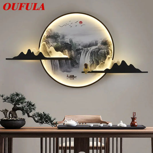 Decorbites™ LED-Wandbilderleuchte im Landschaftsdesign für Zuhause, Wohnzimmer, Schlafzimmer und Arbeitszimmer