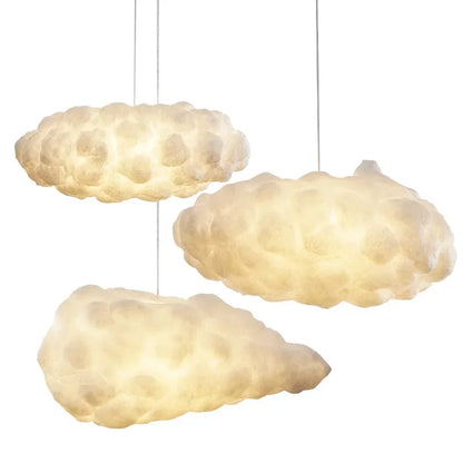 Decorbites™ Wolkenleuchter: Moderne weiße Pendelleuchte für gewerbliche und private Räume