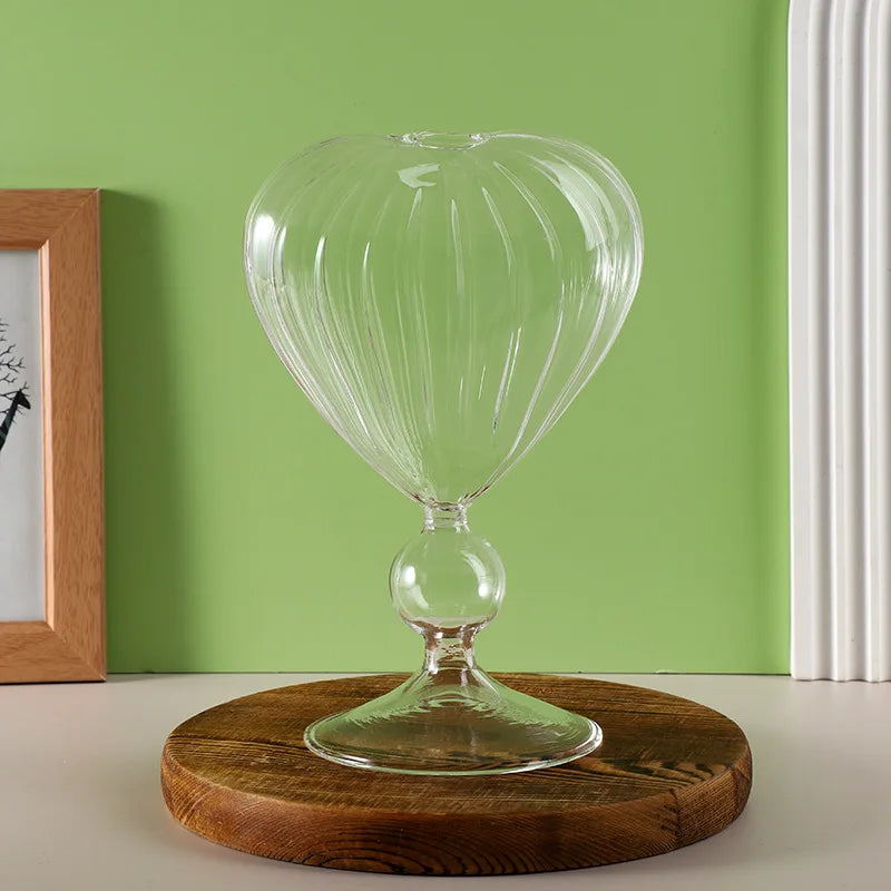 Heart Glass Mug Set
