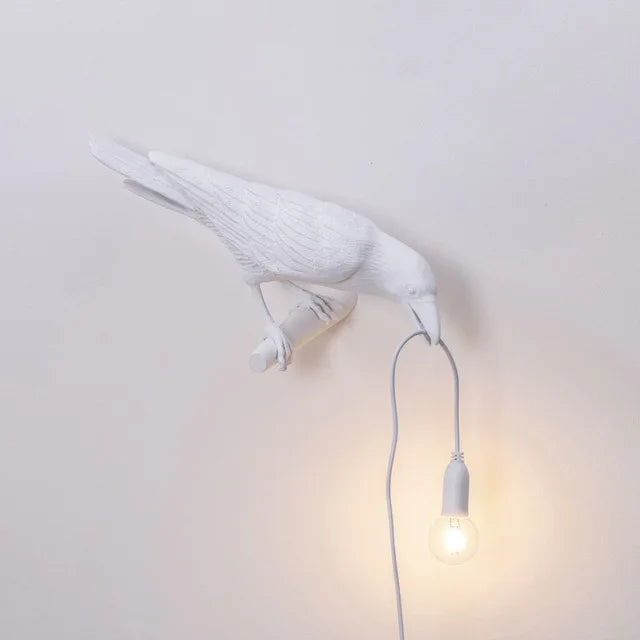 Decorbites™ Designer Vogel Wandlampe Moderne Harz Weiß Schwarz LED Licht Schlafzimmer Wohnzimmer
