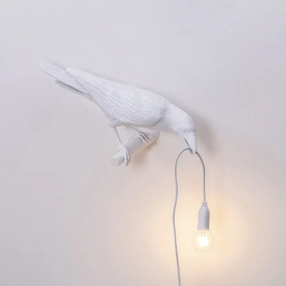 Decorbites™ Designer Vogel Wandlampe Moderne Harz Weiß Schwarz LED Licht Schlafzimmer Wohnzimmer