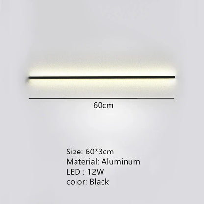Decorbites™ LED-Wandleuchte Dimmer-Schalter Schwarz Gold Weiß Metall Wandlampen Schlafzimmer Ganglampe