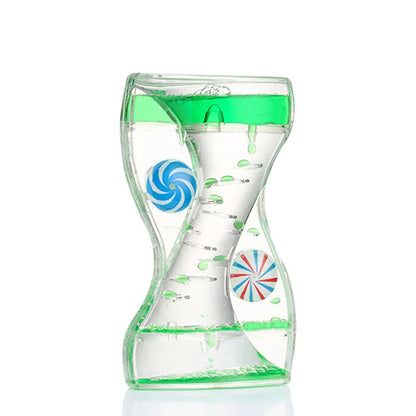 DecorBites™ Liquid Motion Sand Timer Stress Toy for Children, Living Room Decor