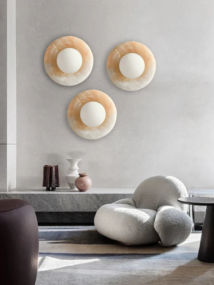 Marble Jade Wall Sconce