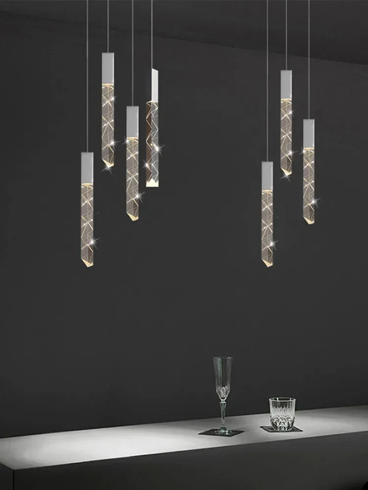Decorbites™ Kristall-LED-Hängeleuchte: Luxuriöse Beleuchtungseinrichtung für Wohnzimmer, Schlafzimmer, Hotel & Geschäft