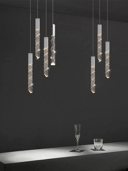 Decorbites™ Kristall-LED-Hängeleuchte: Luxuriöse Beleuchtungseinrichtung für Wohnzimmer, Schlafzimmer, Hotel & Geschäft