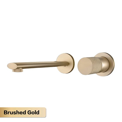 Luxury Rose Gold Wall Mounted Bathroom Faucet