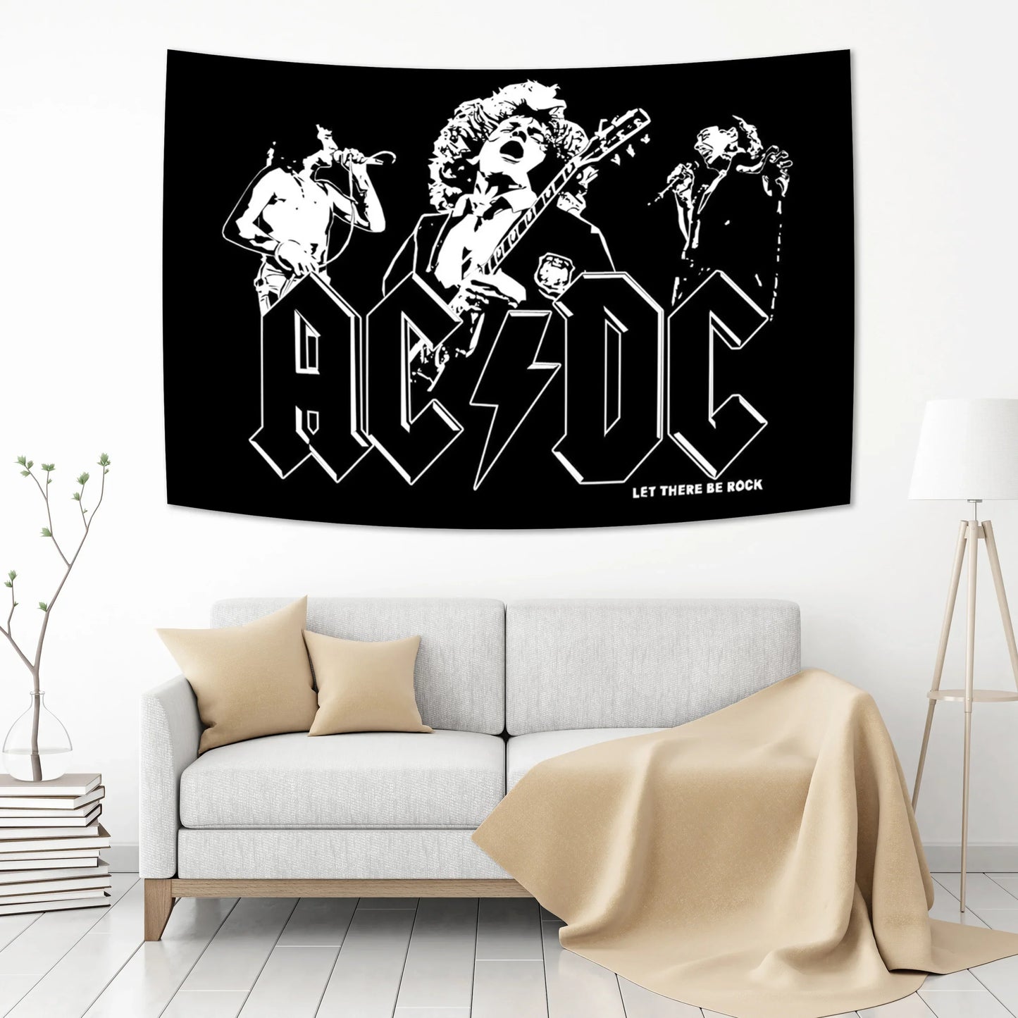 Decorbites™ AC/DC Band Wandbehang Wanddekoration für ästhetische Raumdekoration im Zuhause