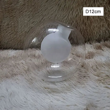 Decorbites™ Glas-Schirmabdeckung Ersatz mit 2 cm Fittingsöffnung für Globusgrößen D8cm-D25cm