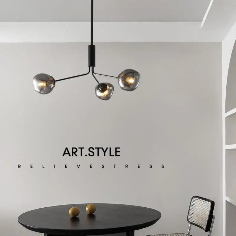 Decorbites™ Graue Lava-Glas-Hängeleuchte LED-Pendellampe Modernes Nordisches Design