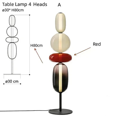 Decorbites™ Glasbodenleuchte LED Tischlampe – Italienisches Design Hohe Qualität