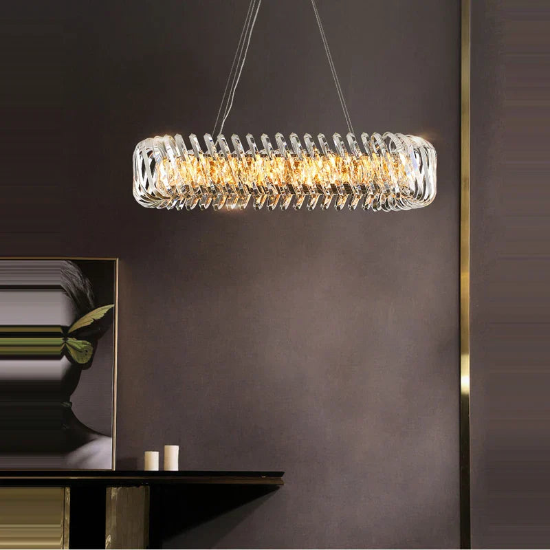 Gold LED Trend Chandelier