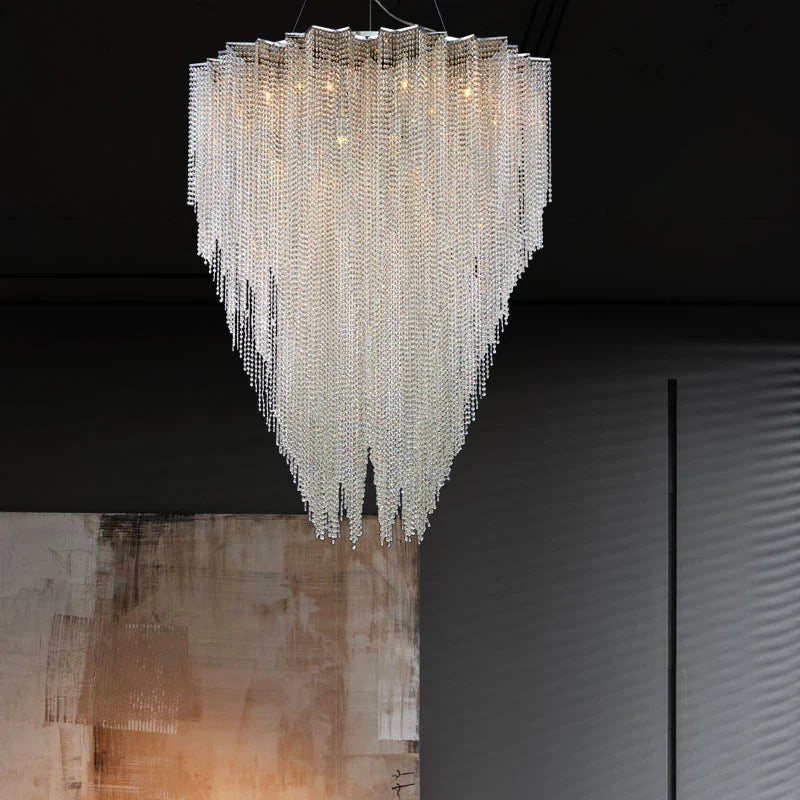 Decorbites™ Kristall-Tassel-Hängeleuchte: Italienischer Postmoderner Luxus für Schlafzimmer & Restaurant