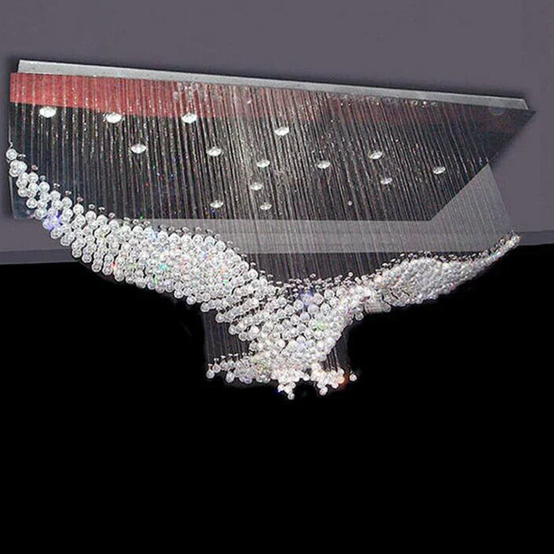 Decorbites™ Adler-Kristall-Leuchter LED-Lichter modernes luxuriöses Design Wohnzimmerbeleuchtung